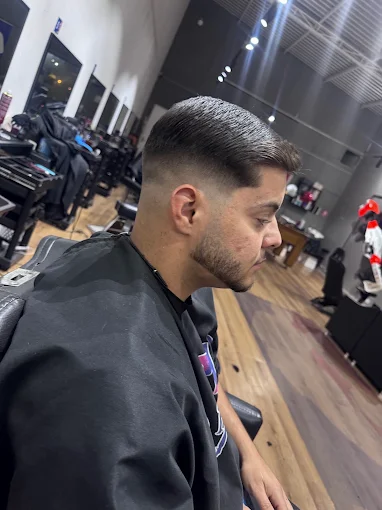 Perfil de cliente com corte e barba finalizados